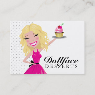 311 Dollface efterrätter Blondie 3,5 x 2 Visitkort