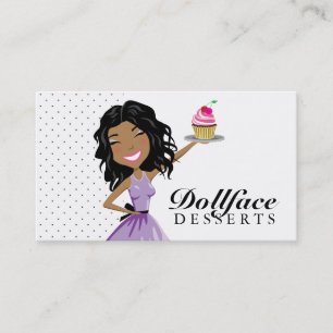311 Dollface efterrätter Ebonie Visitkort