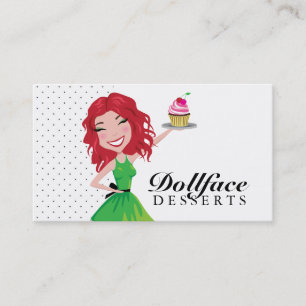 311 Dollface efterrätter Rubie Visitkort