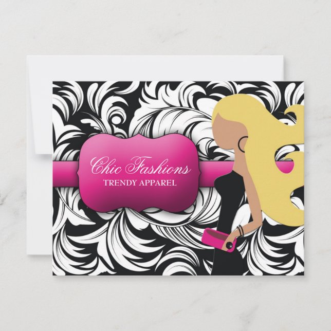 311-Fashionista-vykort | Blond (Framsida)