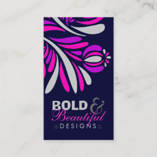 311-FET OCH BEAUTIFUL NAVY VISITKORT