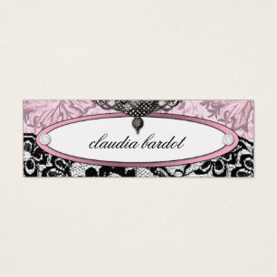 311 Frenchie Boudoir Pris Märkre Guld Metallic Litet Visitkort