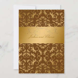 311-Golden diVine Choklad Inbjudningar