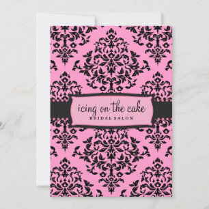 311-Inspelning på Cake Rosa Licorice Inbjudan