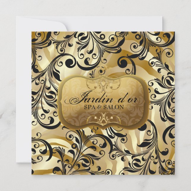 311-Jardin d'or with Zebra Gift Certificate (Framsida)