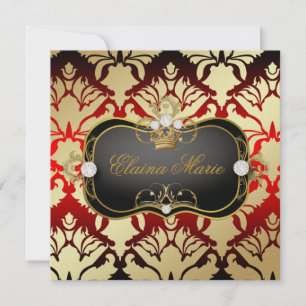 311 Jet Black Ciao Bella Cherry Sass Metallic Guld Inbjudningar