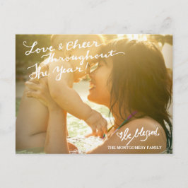 311 Kärlek-chassi, handskrivet julvykort Helg Vykort