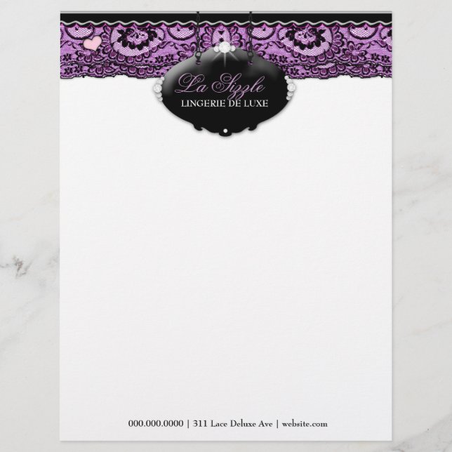 311-Lace De Luxe - Violet Brevhuvud (Framsida)