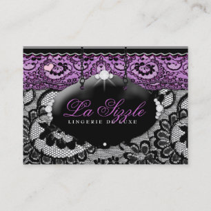 311-Lace de Luxe - Violet Visitkort