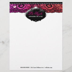 311-Lace de Mång--Färgade Luxe - Brevhuvud