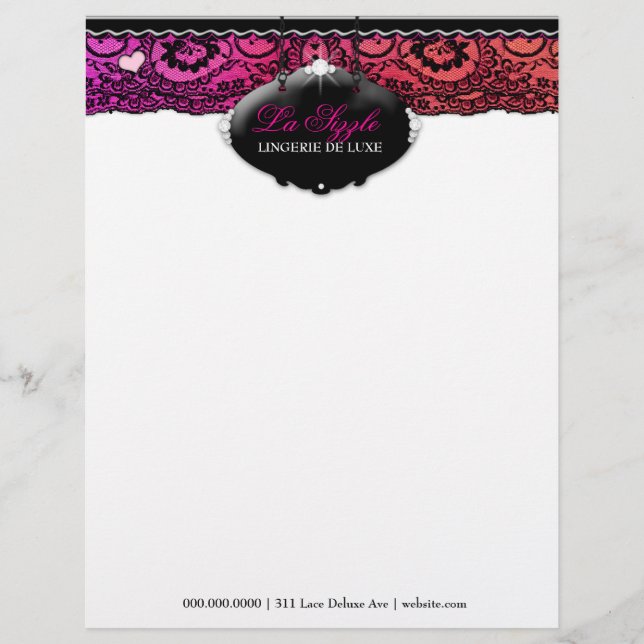 311-Lace de Mång--Färgade Luxe - Brevhuvud (Framsida)