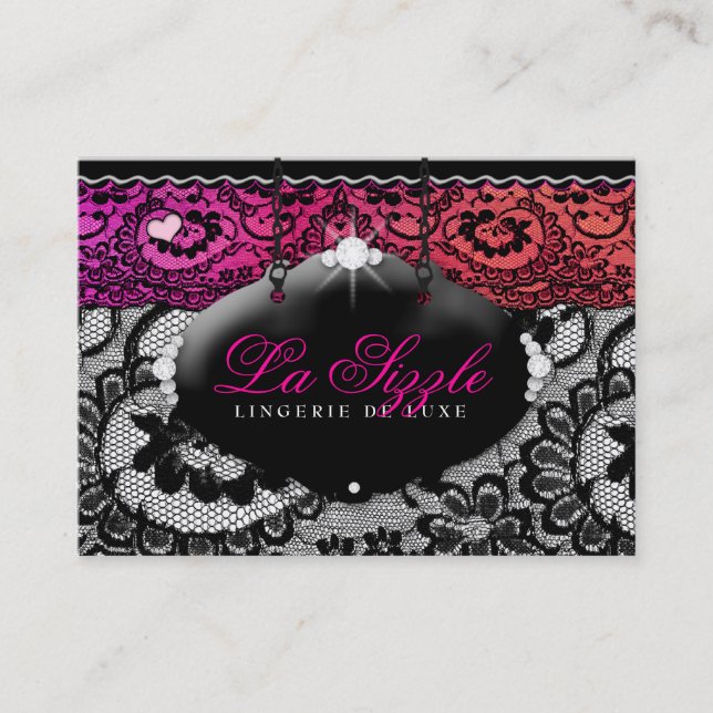 311-Lace de Mång--Färgade Luxe - Visitkort (Framsida)