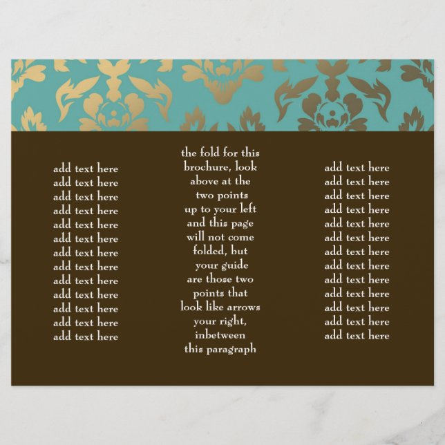 311 Ladonna Damask Aqua Topaz Brochure (Framsida)