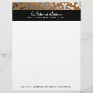 311 Ladonna Damask Bronze Brevhuvud
