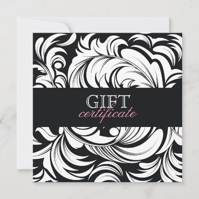 311-Lavish Rosa Plate Gift Certificate (Framsida)