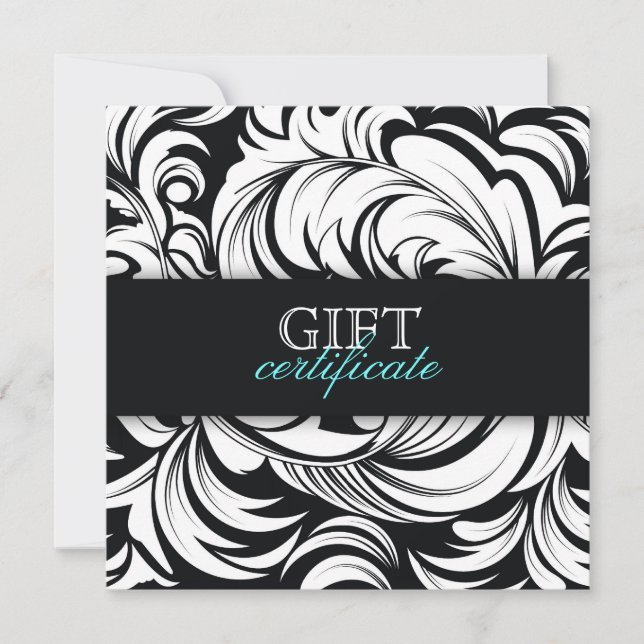 311 Lavish Topaz Black Gift Certificate (Framsida)