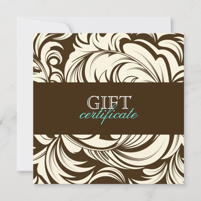 311 Lavish Topaz Brown Gift Certificate (Framsida)