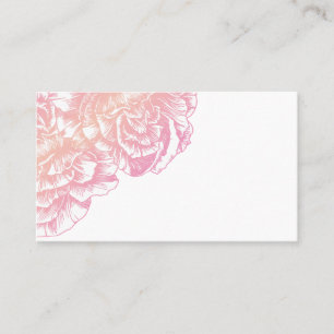 311 Le Plush Fleur Creamy Rosa Place Card Placeringskort