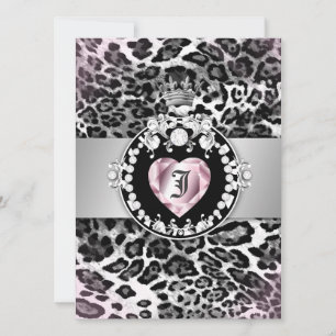 311 Leopard-Tique Queen of Hearts 5,5x7.5 Inbjudningar