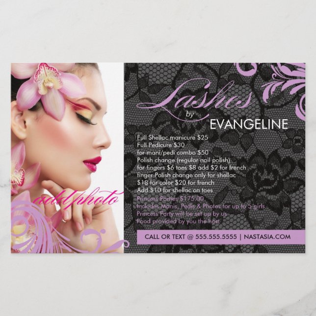 311 Lilac & Snöre-utslag av Flyer (Framsidan)