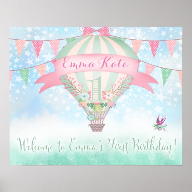 311 Luftballongens välkomstsignal Poster (Framsidan)