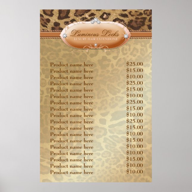 311 Luminous Leopard Poster (Framsidan)