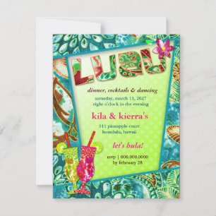 311 Lushious Luau Inbjudan