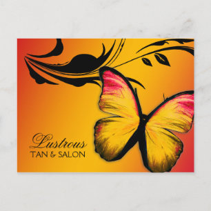 311 Lustrous Butterfly Sunset Vykort