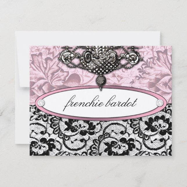 311 Metallisk för Frenchie Boudoir Gift-intyg (Framsida)