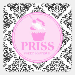 311 Miss Priss Grunge Cake Fyrkantigt Klistermärke