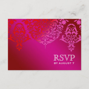 311 Mon Cherie Damask Plum Aqua OSA Kort