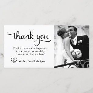 311 Ornate Tack Photo Card with Heart Kort