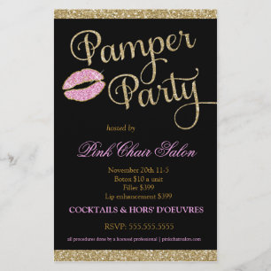 311 Pamper Party Gnistra Läppar Flygblad