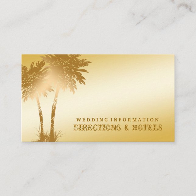 311-Paradis funnen | Golden Palms Info-kort Tilläggskort (Framsida)