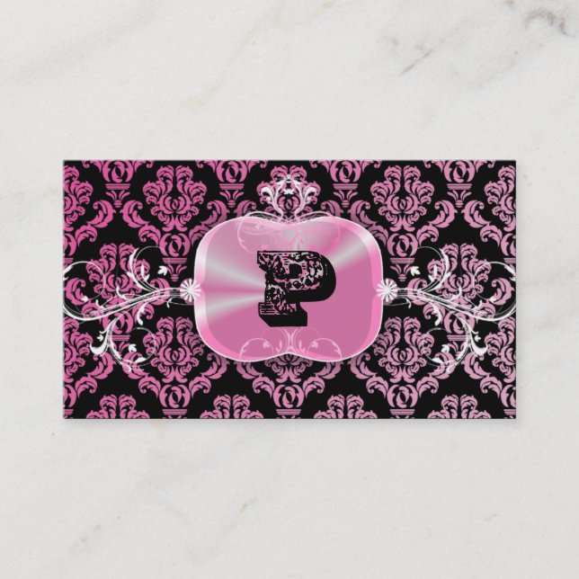 311-Pink dekis Noir | Visitkort (Framsida)