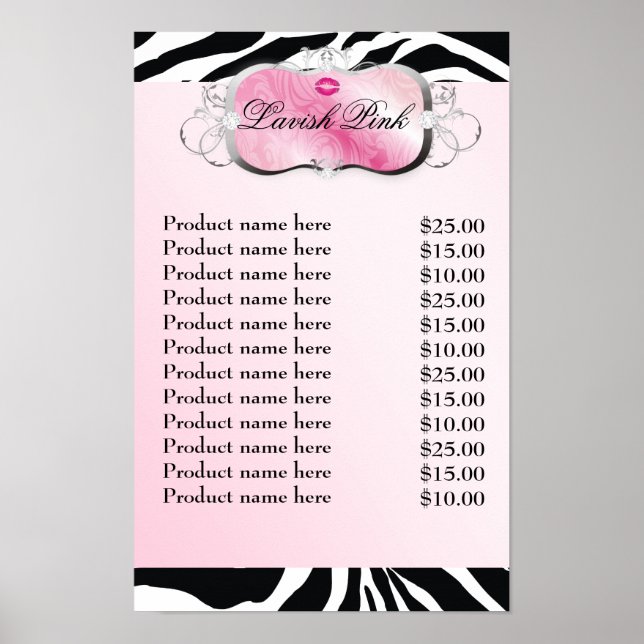311 Poster Rosa Kisses Sassy Sweets (Framsidan)