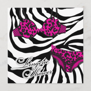 311-Rosa Leopard Lingerie Set Inbjudningar