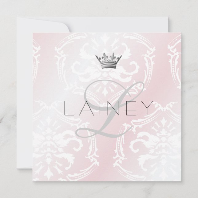 311 Rosa Party Inbjudan (Framsida)