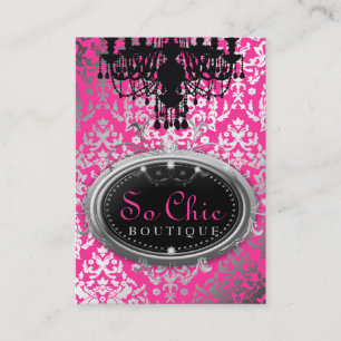 311 så chic Boutiqueshock rosa Visitkort