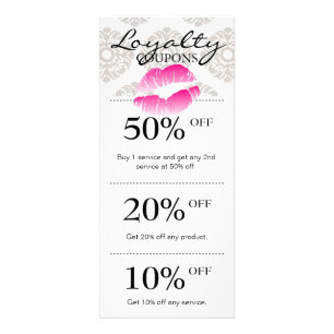 311 Salon Marknadsföring Cards Beauty Läppar Rosa Reklamkort