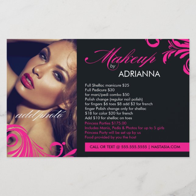 311 Shock rosa med Flyer (Framsidan)