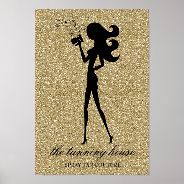 311 Spray Tan Fashionista Poster Faux Glitter (Framsidan)