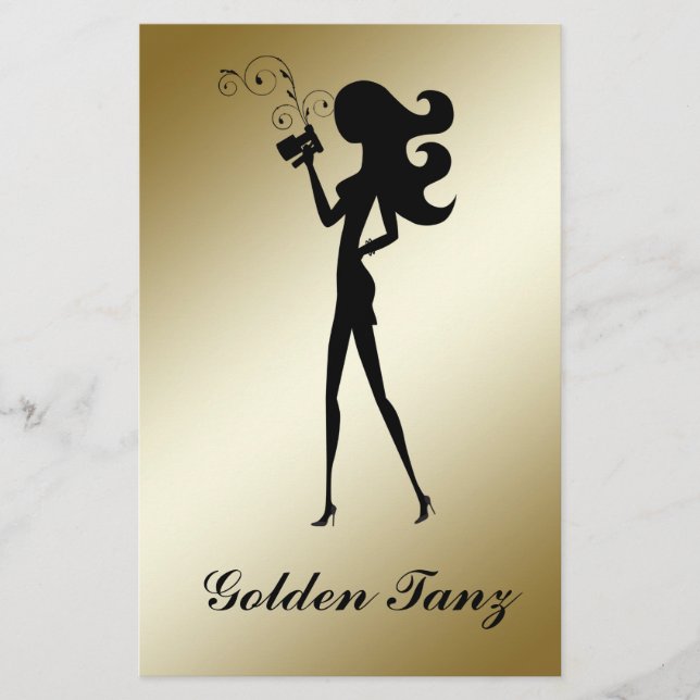 311 Spray Tan Flyer Guld (Framsidan)