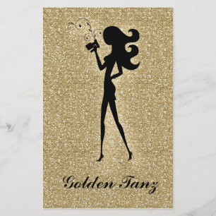 311 Spray Tan Flyer Guld Falsk Glitter