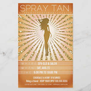 311 Sunburst Spray Tan Party Flygblad
