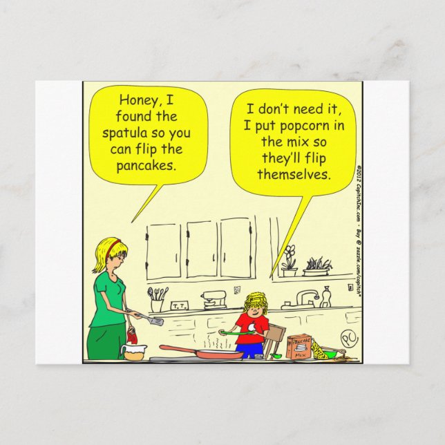 311 tecknad för pelakor av popcornus vykort (Framsida)