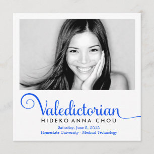 311 Valedictorian Electric Blue Examen Meddelande
