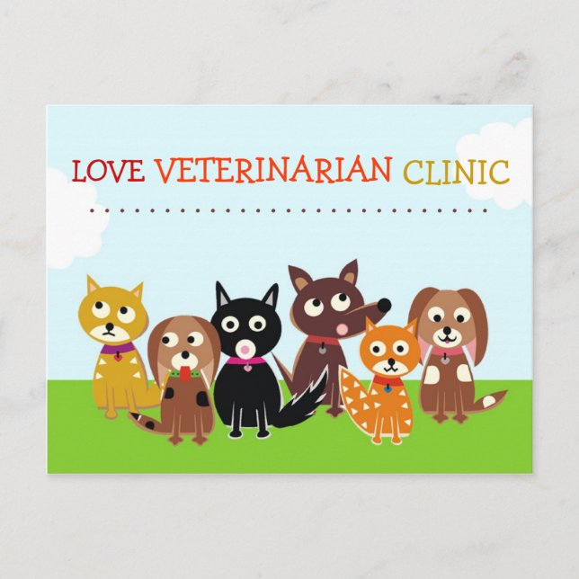 311-VETERINÄRT MÖTE POSTKORT VYKORT (Framsida)