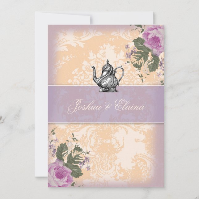 311 Vintage Tea Party Bröllandsbingo (Framsida)