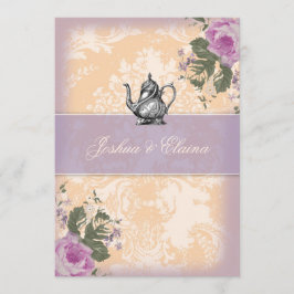 311 Vintage Tebjudning Bröllopsbingo